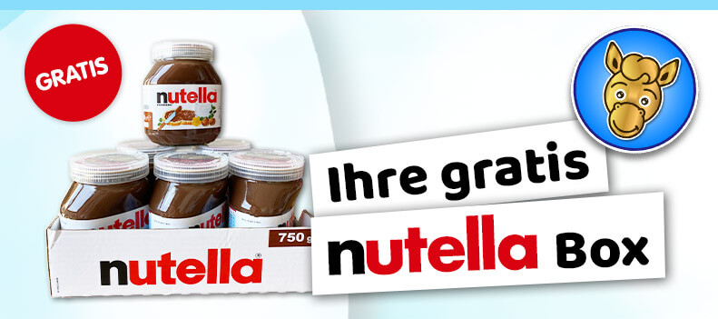 Ihre gratis nutella Box