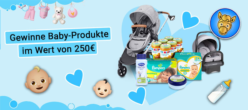 Gewinnspiel Baby-Produkt